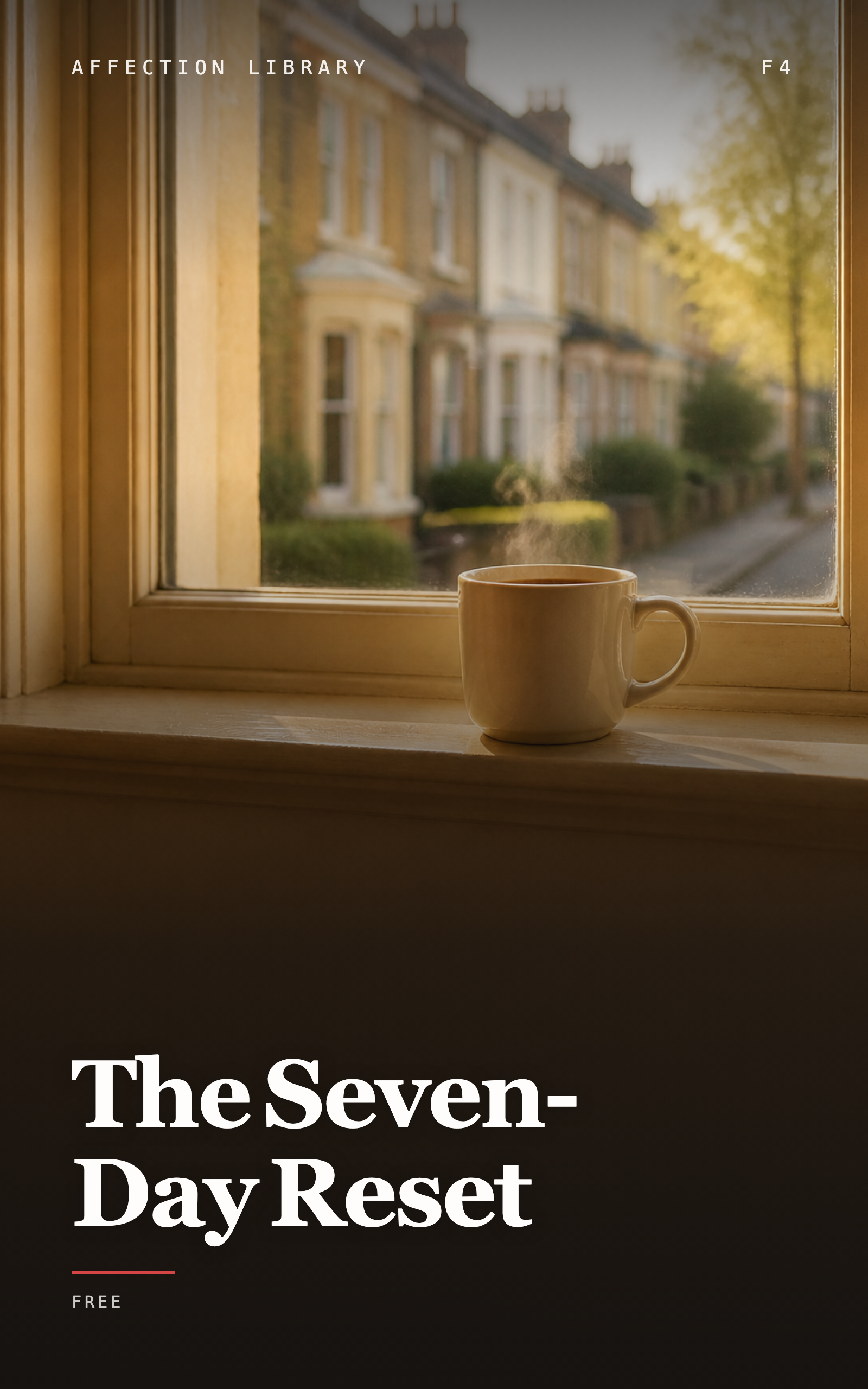 Cover of The seven-day reset