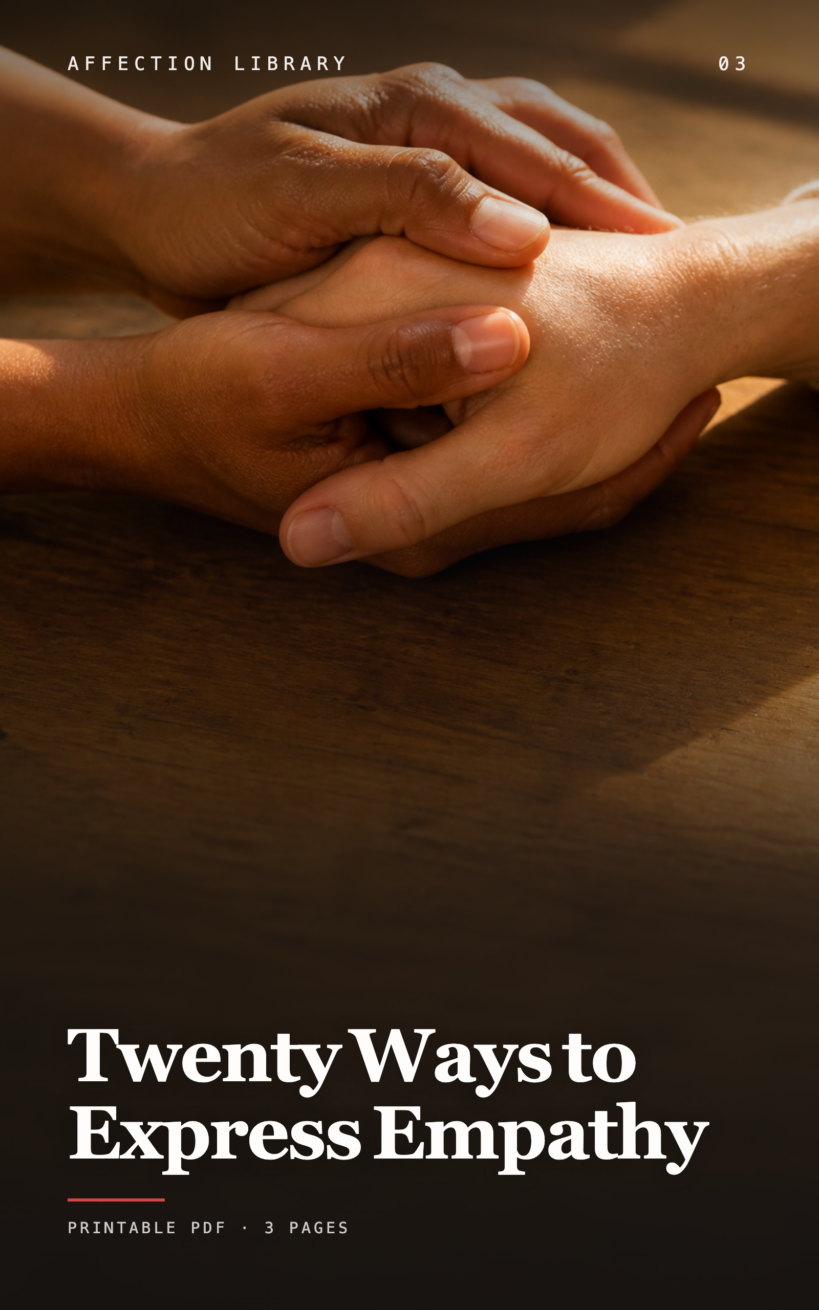 Cover of Twenty Ways to Express Empathy